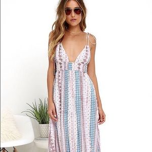 MAXIN' RELAXIN' MULTI PRINT MAXI DRESS